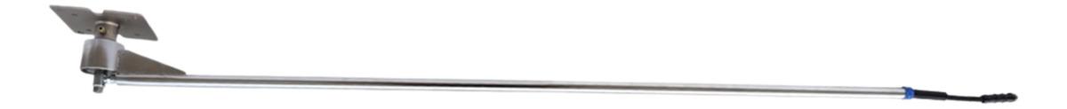 BRAZO GIRATORIO CON SOPORTE PARA TECHO L1700MM 1/4M X 1/4H INOX 280 BAR