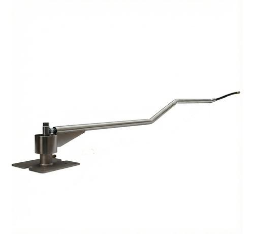 BRAZO GIRATORIO CURVO CON SOPORTE PARA TECHO L1500MM 1/4M X 1/4H INOX 280 BAR