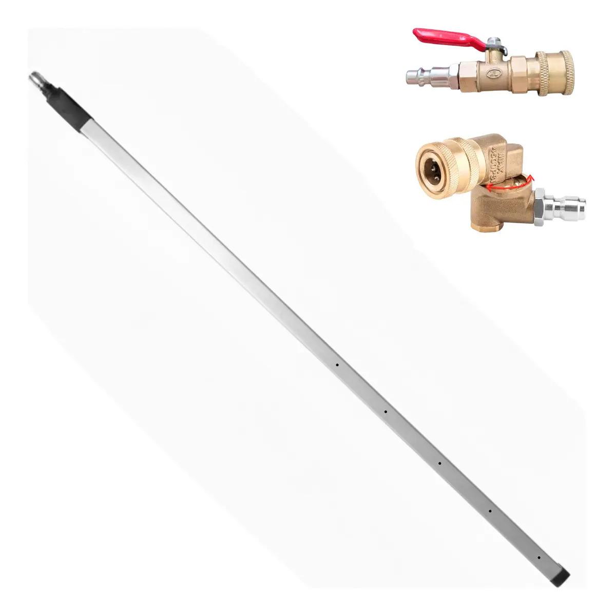LANZA P/RADIADOR INOX L100CM QC PIVOTANTE PARA AIRE Y AGUA 5O