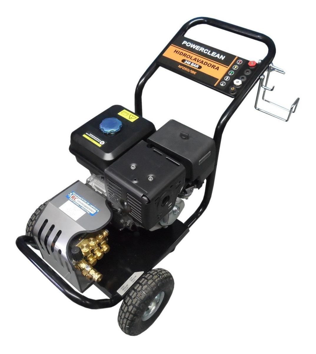 Hidrolavadora Profesional a Explosion Powerclean 250 Bar 18 L/min 13 HP con Hidroarenador