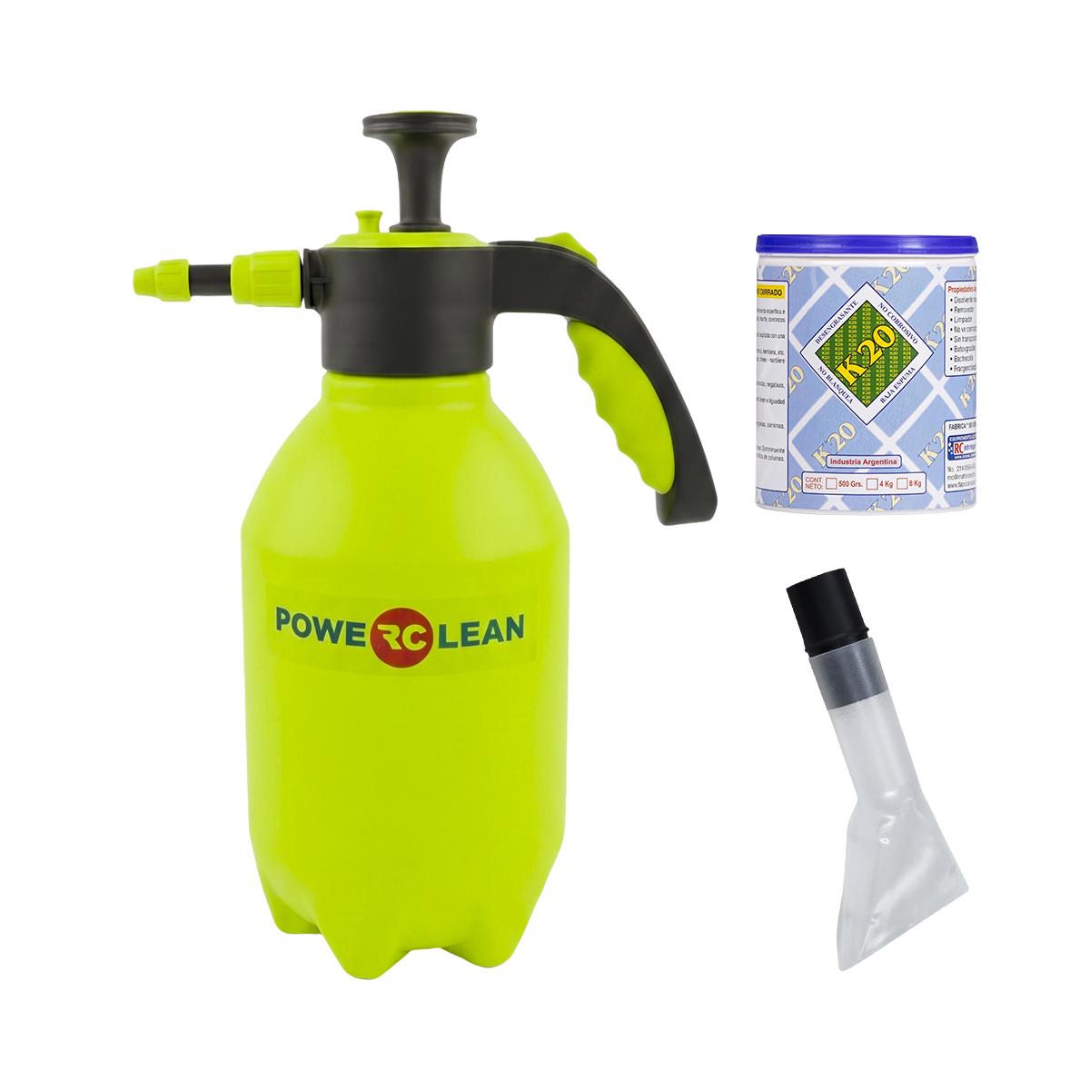 Kit accesorios para aspiradora pulverizador 2L, Pico adaptador y Limpiador K20