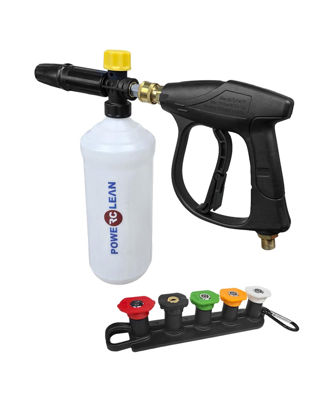 Pistola Lanza Corta Hidrolavadora Acople Rapido Foam 5 Pico
