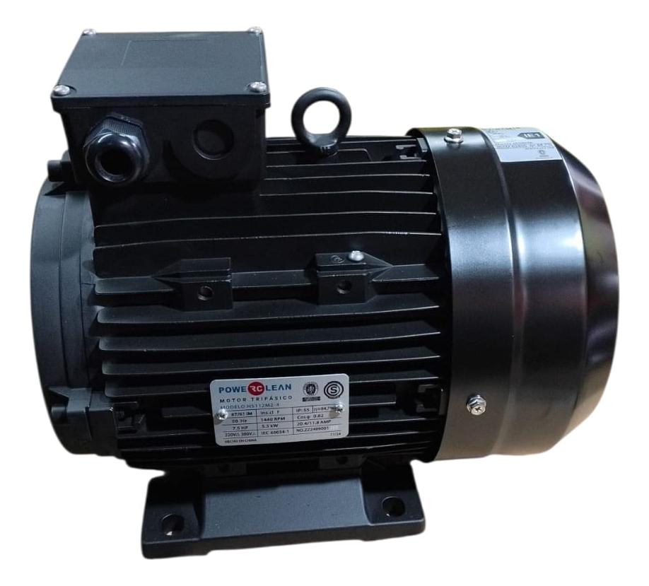 Motor Hidrolavadora 7,5 Hp 1450 Rpm - Eje Hueco - Negro
