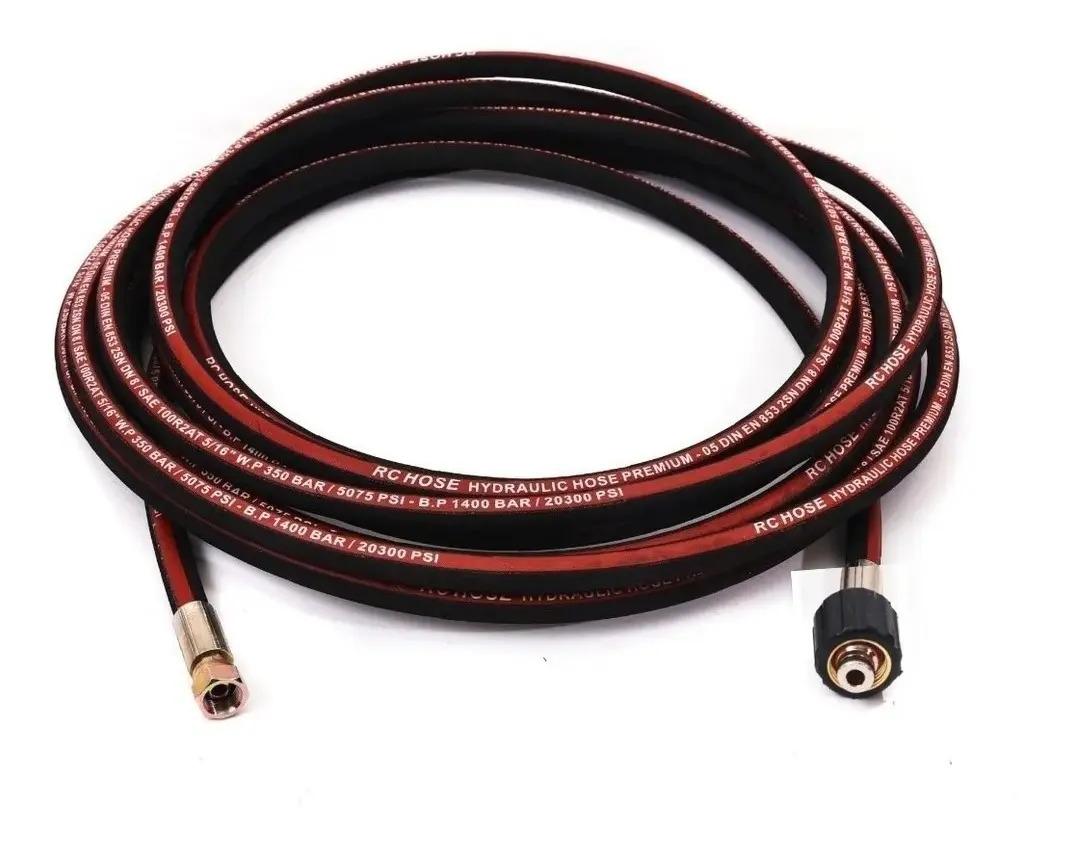 MANGUERA R2 5/16 Agua Fria X 10 MTS Con Terminales M22T14 X 38H