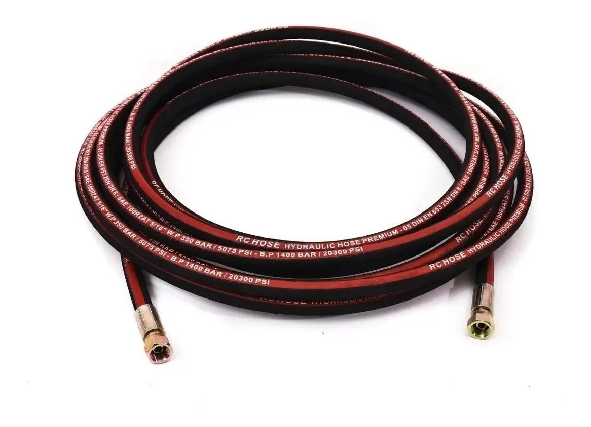 MANGUERA R2 1/4 Agua Fria X 10 MTS Con Terminales BSP 3/8H X BSP 3/8H