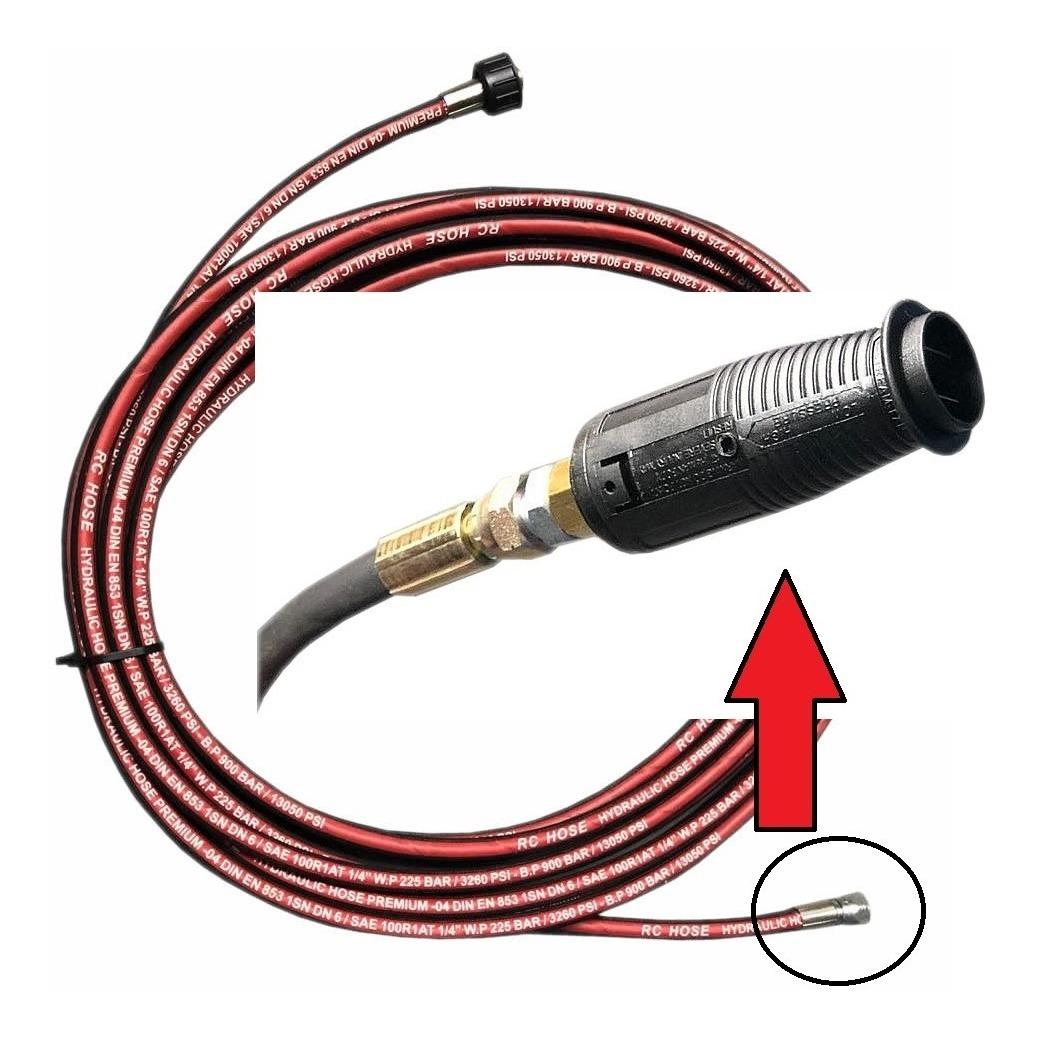 Kit Acople Rapido 1/4 Manguera Hidrolavadora Annovi Big Bang