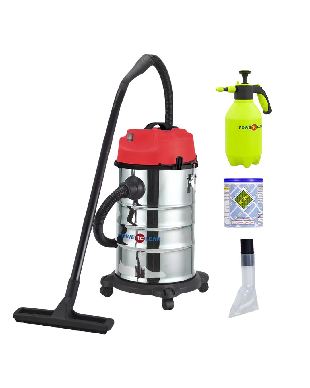Combo Aspiradora Sopladora Limpia Tapizados Multifuncional Powerclean 30 Lt 1200w