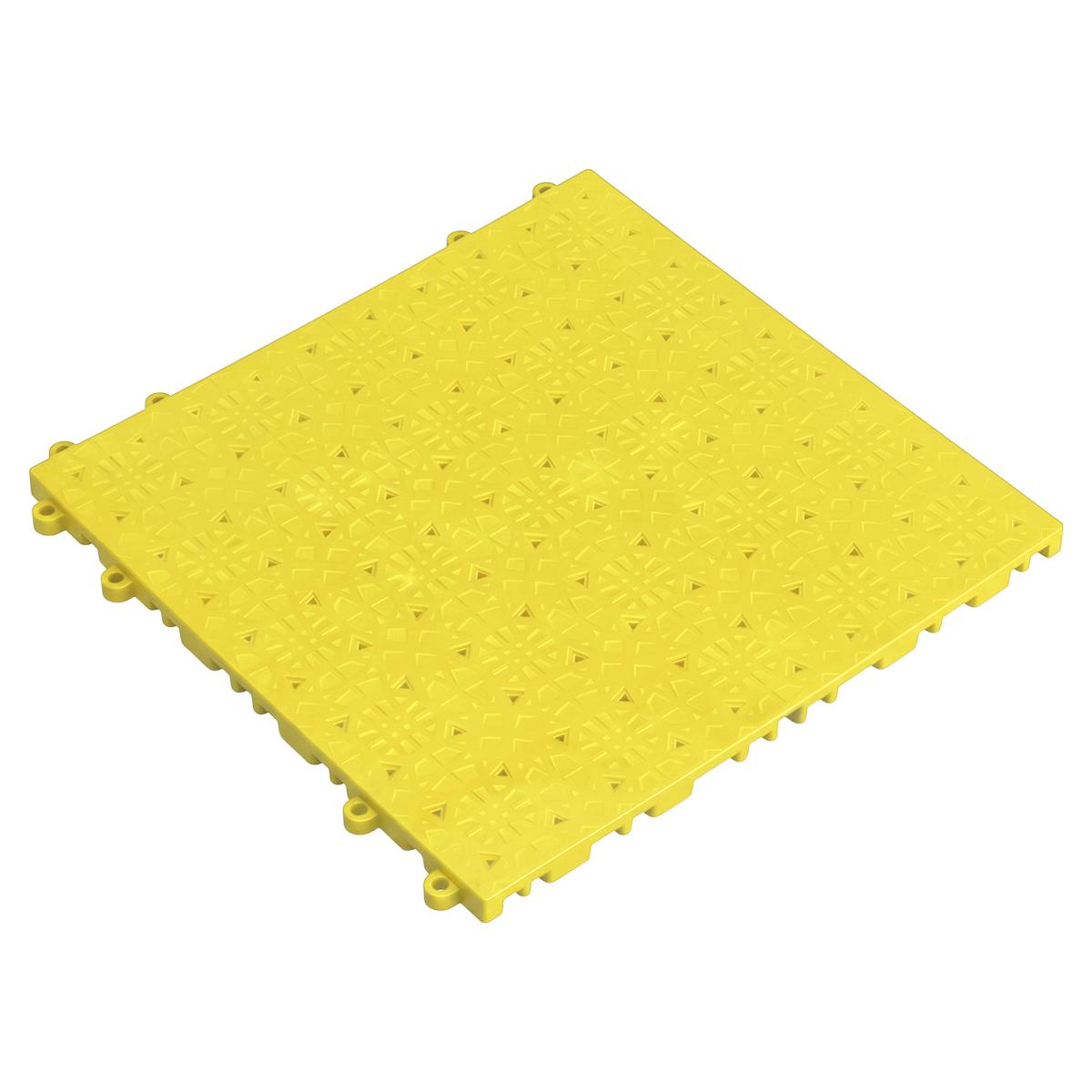BALDOSA LISA PLASTICA AMARILLA