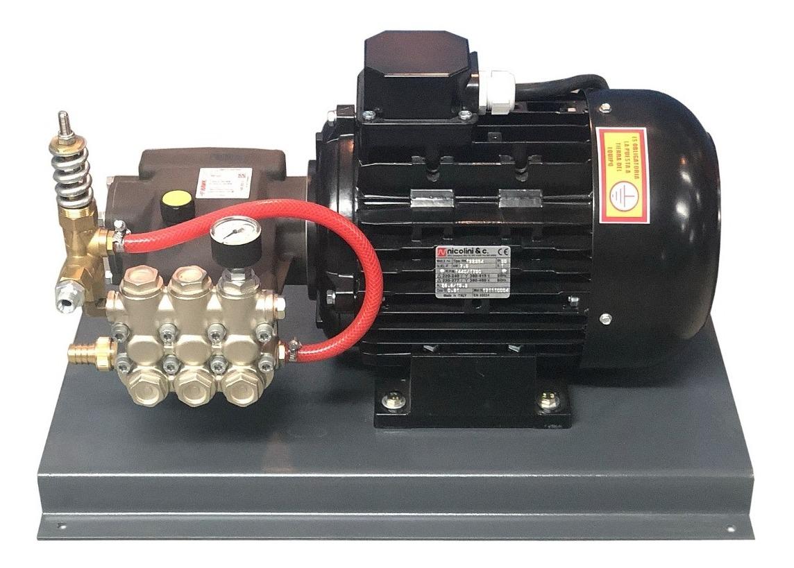 Hidrolavadora Profesional Hawk Eje Izquierdo Bronce Placa Base 200 Bar 21 L/min 380V Trifasica