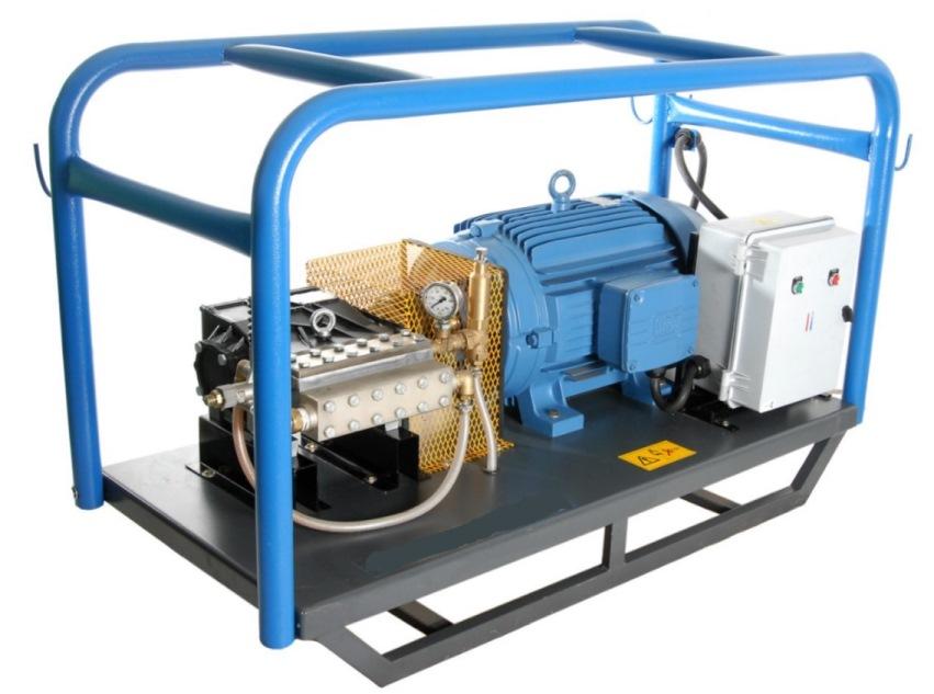 Hidrolavadora Profesional Hawk Skid 500 Bar 36 L/min 380V Trifasica