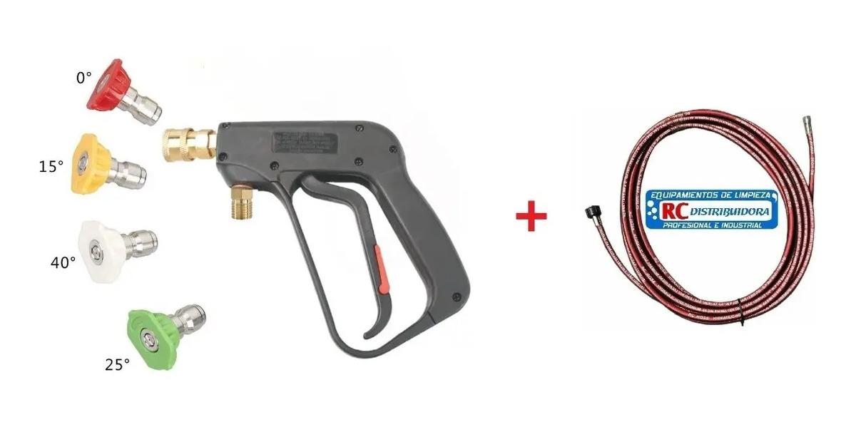 Manguera Hidrolavadora Annovi 10 Mts Con Pistola Corta Y Picos