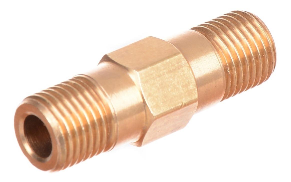 Acople Macho 1/4x1/4 Bronce Para Unir Foam Lance Con Acople