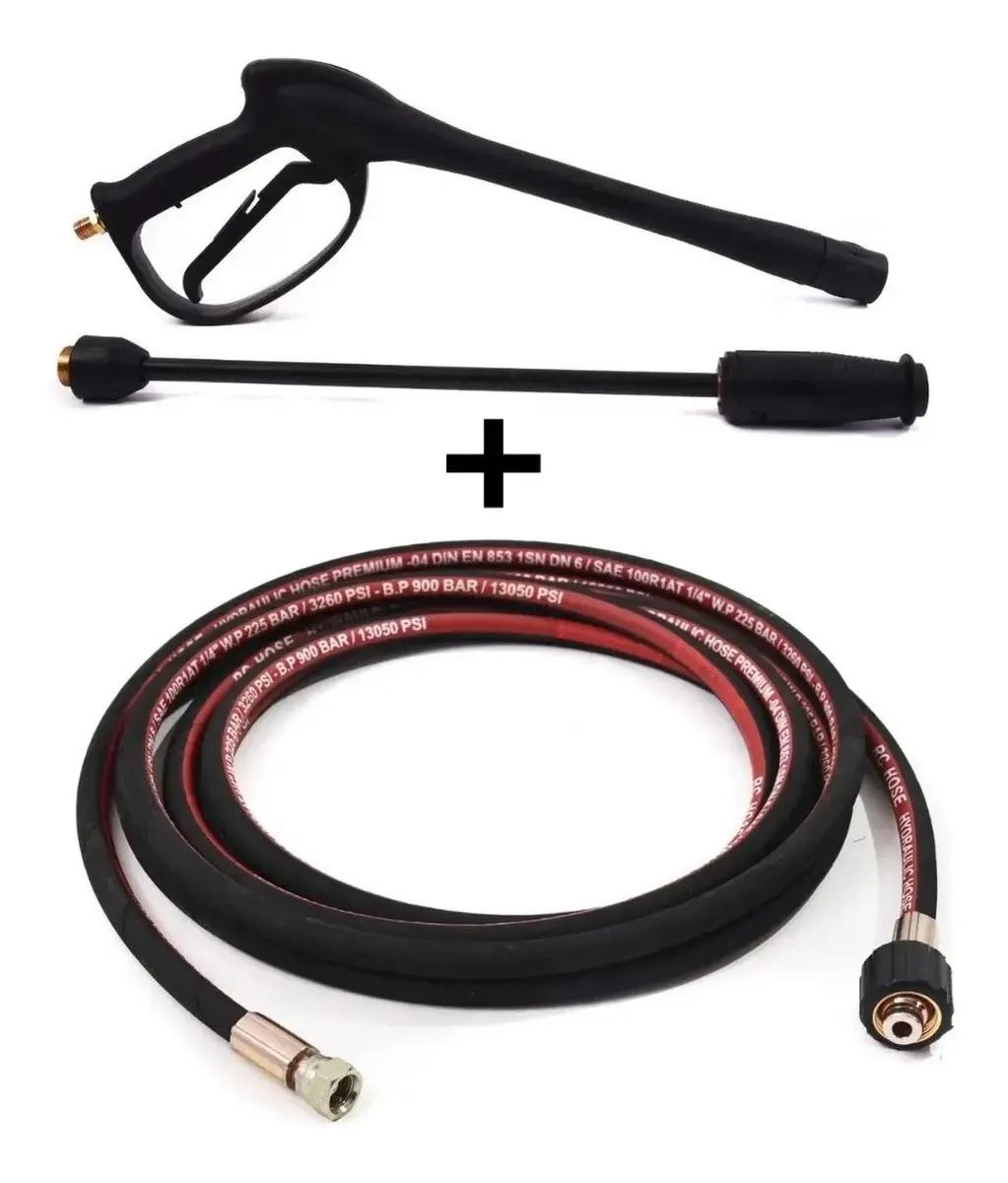Kit Manguera 5 Mts Con Lanza Completa Hidrolavadora Annovi 610