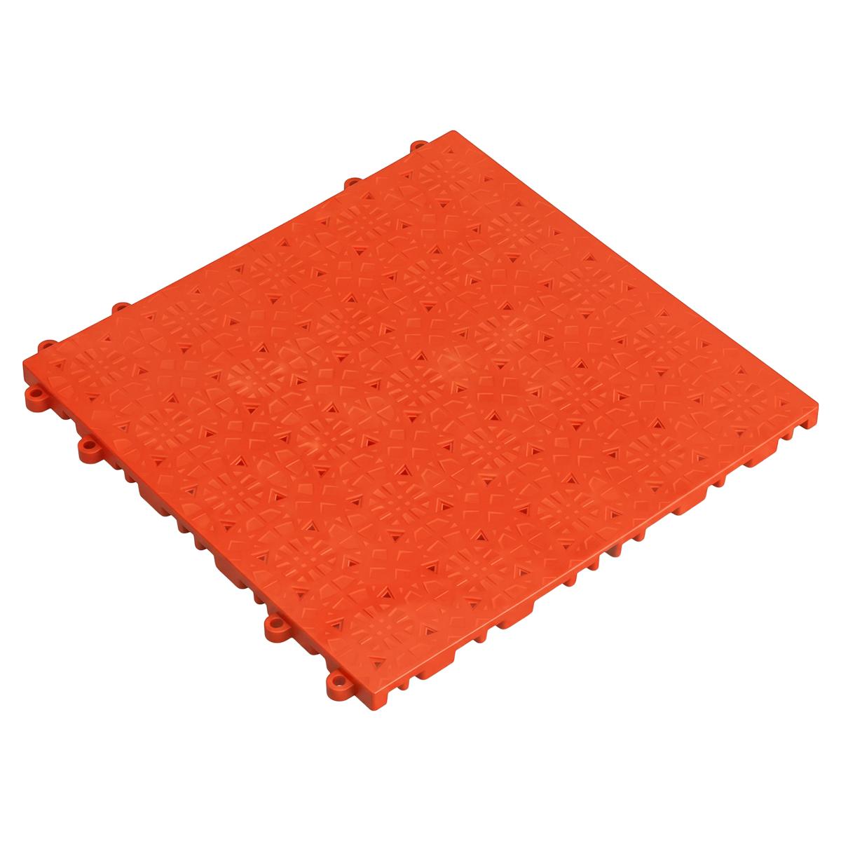 BALDOSA LISA PLASTICA ROJA