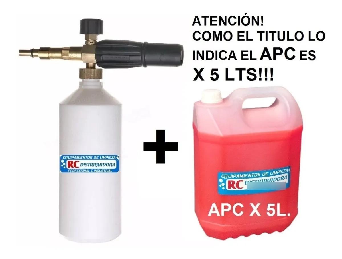 Foam Lance Profesional Hidrolavadora + Acople + Apc X 5lt