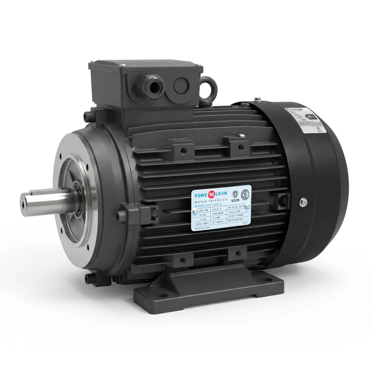 MOTOR POWERCLEAN 7,5 HP 1450 RPM - EJE MACHO