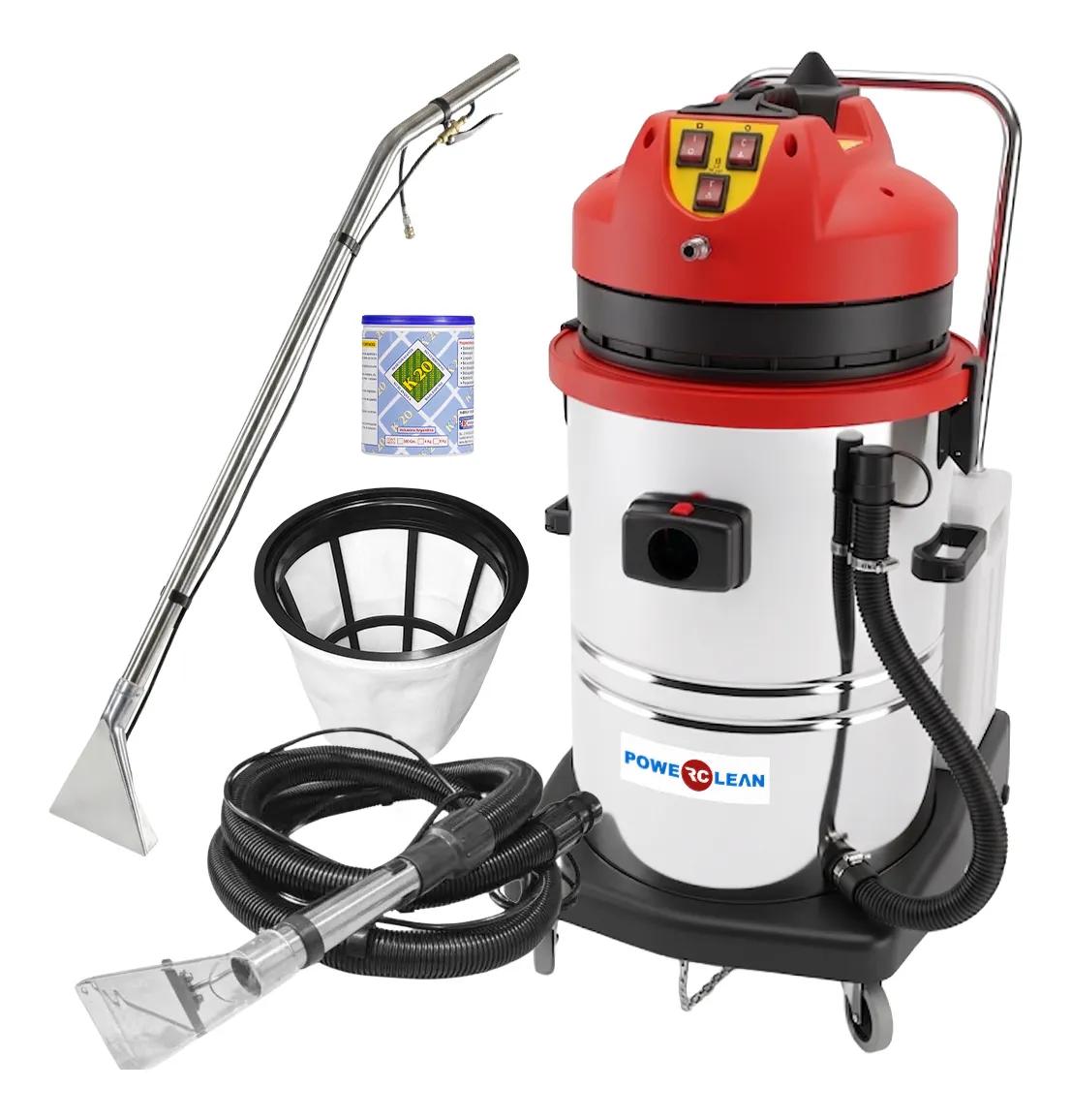 LAVATAPIZADOS POWERCLEAN CL602 3000W 60LTS CON BARRAL METALICO