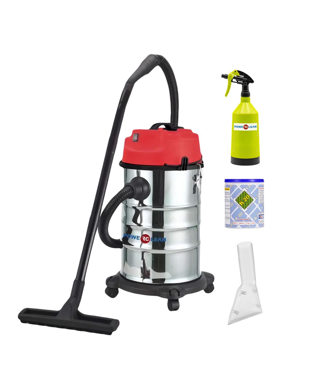 Combo Aspiradora Sopladora Limpia Tapizados Multifuncional Powerclean 30 Lt 1200w