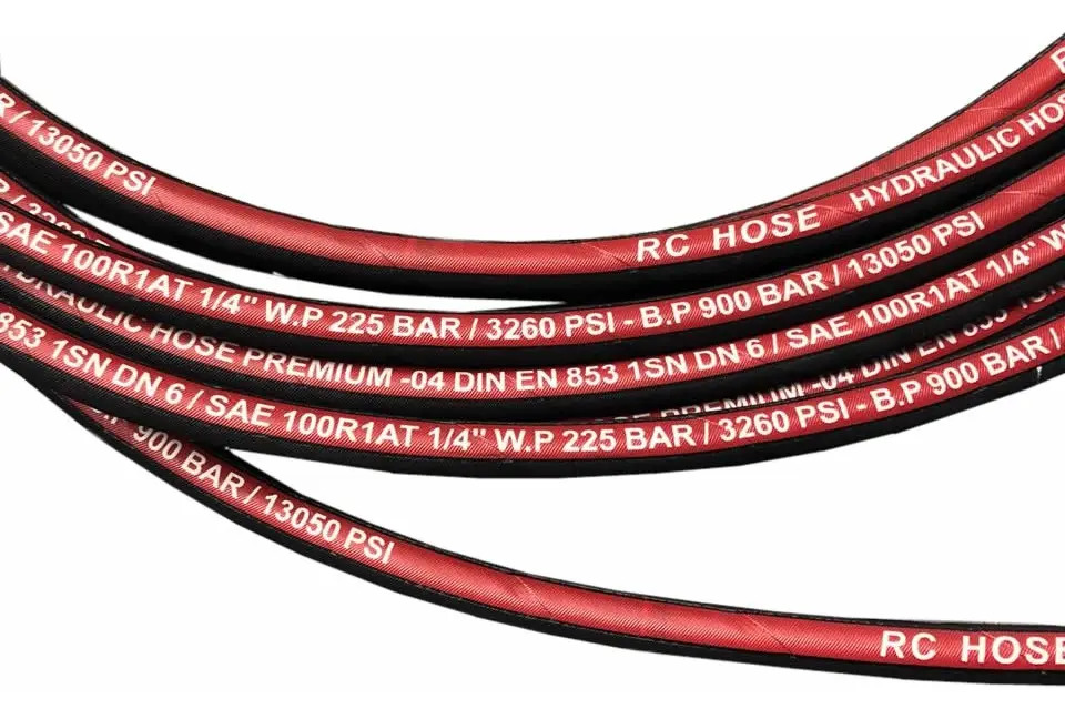 Manguera Hidrolavadora 1/4 R1 10 Metros Con Malla De Acero