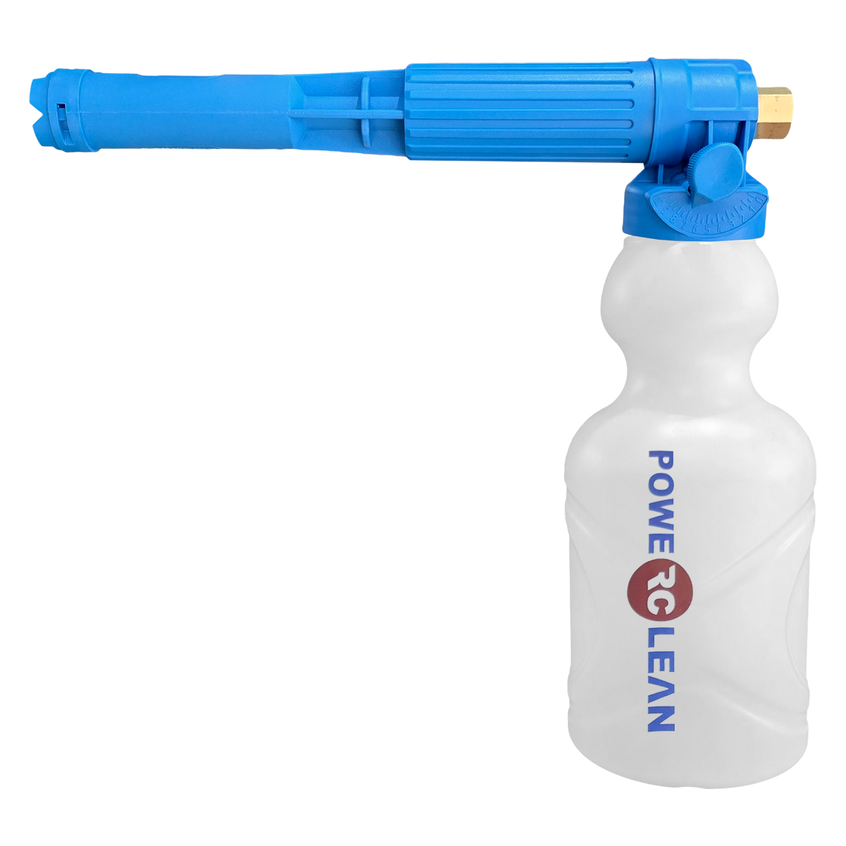 LANZA DE ESPUMA PARA NIEVE DE LATÓN 2L - TIPO W, Latón ¢2,1 mm, G1/4 - F, 2L, 100 % latón macizo, Az